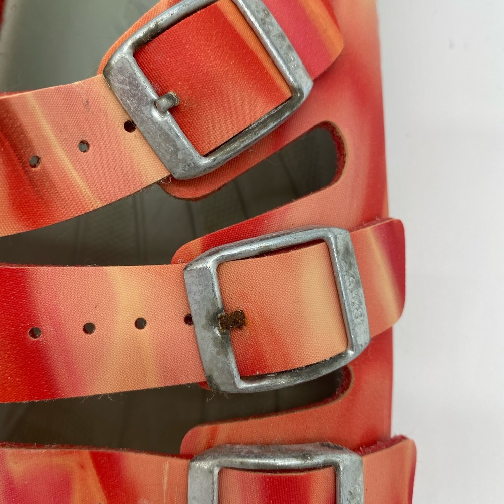 Birki’s Orange Tie Dye Sandals - Picture 9 of 9